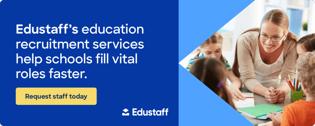 Edustaff’s education recruitment services help schools fill vital roles faster. Request staff today.